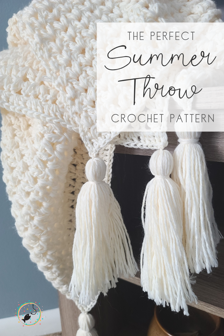 summer crochet blanket pattern pinterest pin image